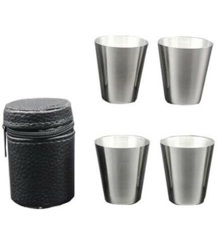 Shooter Glass Stainless Steel Small