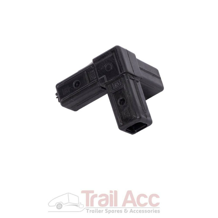 19mm Sq 3-way Black - Image 1