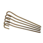 Tent Peg Straight 150x5mm  Spring Steel (5-Pack)