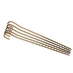 Tent Peg Straight 250x5mm  Spring Steel (5-Pack)
