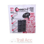 25mm Srt Sq end Cap Bl