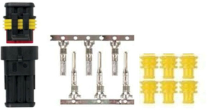 3 Way Terminal Conector Set - Image 1