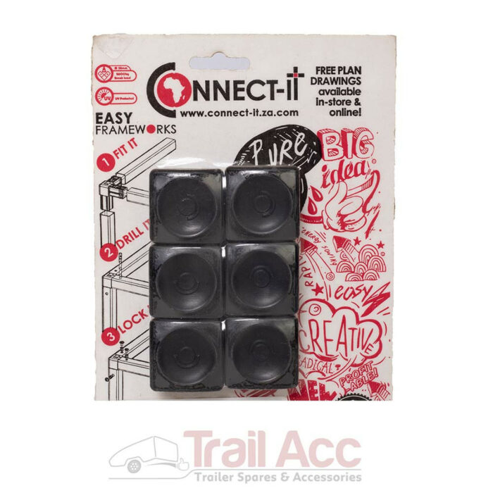 38mm Sq end Black - Image 1