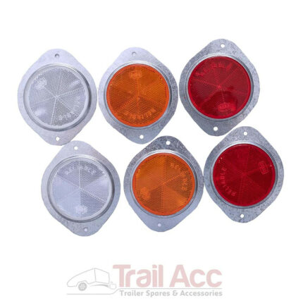 Round Clear Refl Pair 76mm