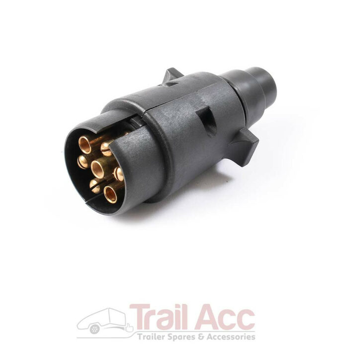 7 Pin Male Plug Plastic - Image 1