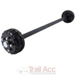 Axle 1600kg Braked 45x1805 Burquip 5.114 B