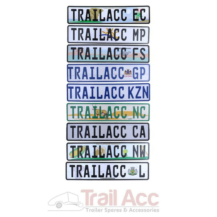 Numberplate SET 520x113mm Eastern Cape - Image 1