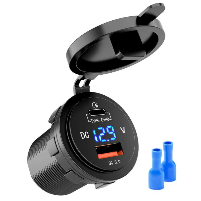 Lumeno Q3 Charger - Volt Meter/ C-Type - Image 1