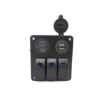Lumeno Switch Panel (3) with 2 Sockets