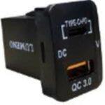 QC3 C Type & Volt Meter Vigo