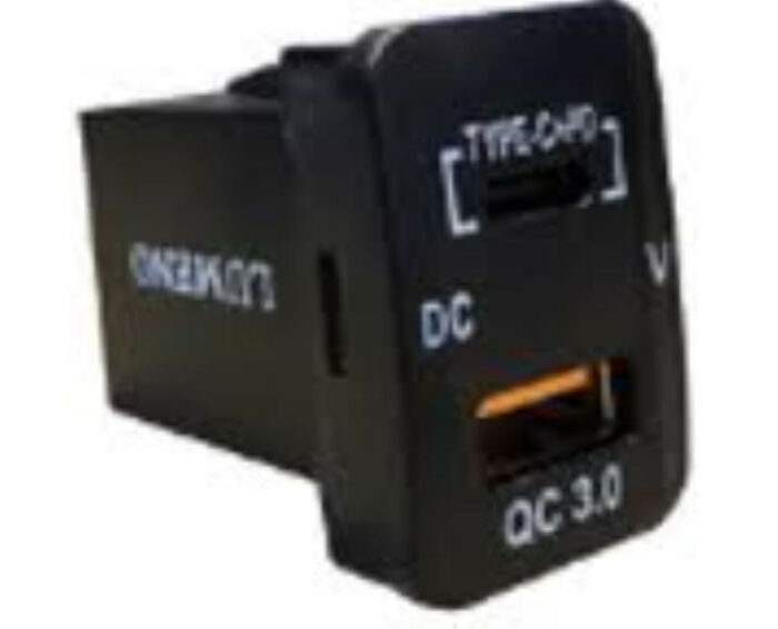 QC3 C Type & Volt Meter Vigo - Image 1