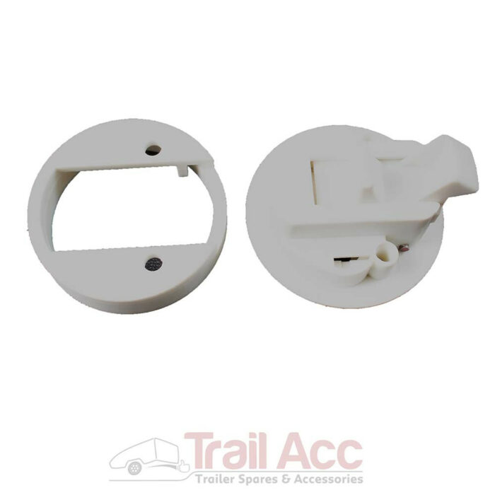 Flush Pull Latch White - Image 1