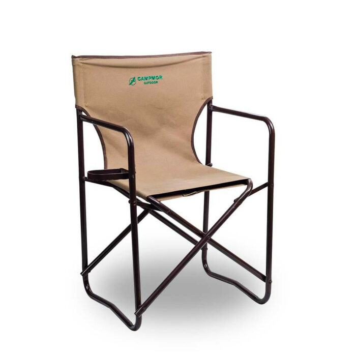 Chair Campmor Directors with Glass Rest + Side Pocket Full back 22mm Frame (Powder Coated) 1.2mm Wall Thickness - Image 1