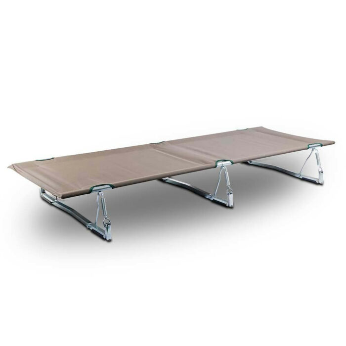 Stretcher Army Officers Handy Bed with 6 Levers STD Size Ripstop Canvas - Image 1