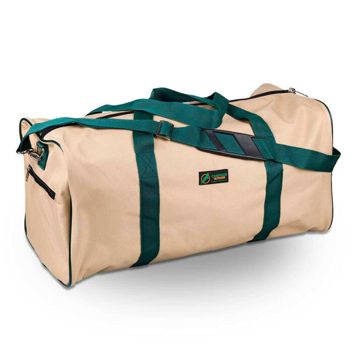 Travel Bag Campmor Square Beige (Silver Fittings) - Image 1