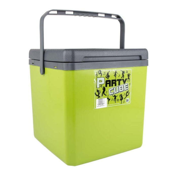 Cooler Box Party Cube 25L Lime - Image 1