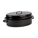 Oval Casserol Kaufmann 8L Enamel Coated with Lid 450X310X180