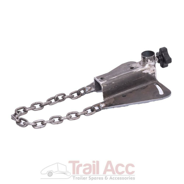 Coupler Plate With Chain 50mm SQ With 25mm Clamp - Image 1