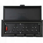 Caravan Multi Plug Box Black