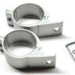 Spot Light Bracket - Chrome 76mm