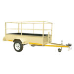 Voldeo Trailer Box Body 2.4x1.2m 900kg Axle Unbraked 750kg