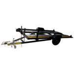 Voldeo Car Trailer Flat Deck 2500kg Hand Winch